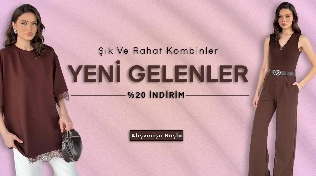 Tüm ürünlerde %20 indirim