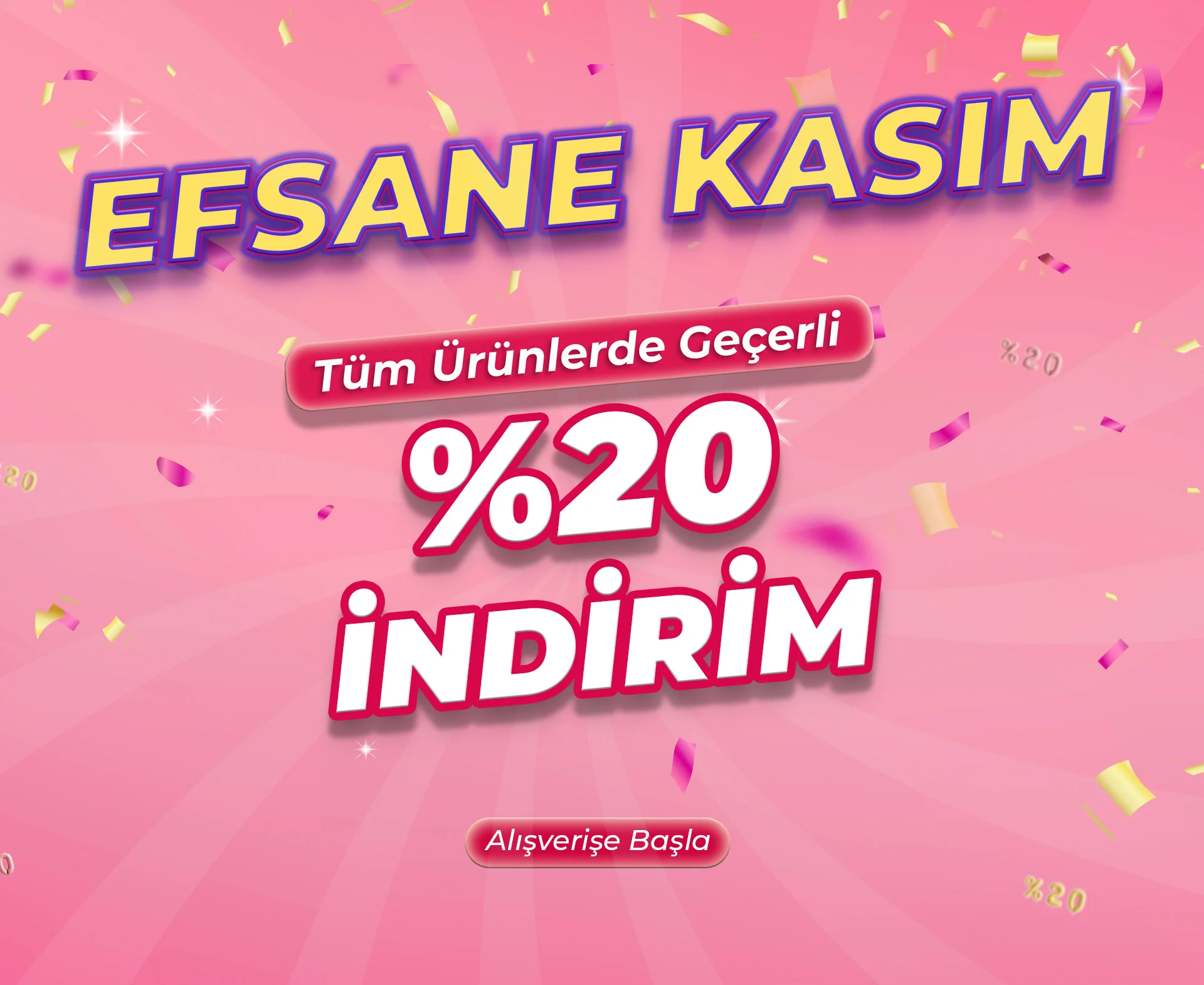 Yeni sezonda %20 indirim